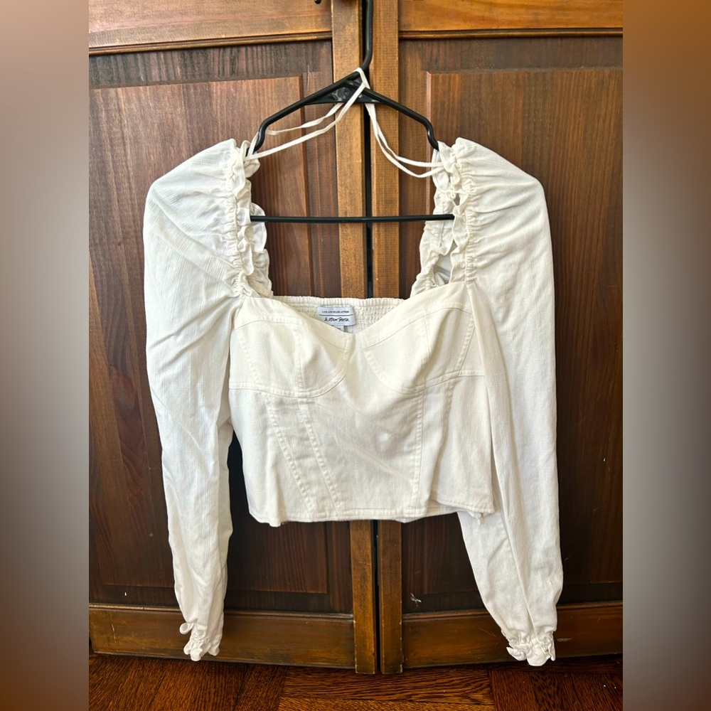 & Other Stories Peasant Bustier Top - Size 6